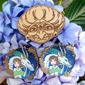 Earrings Studio Ghibli Haku and Chihiro