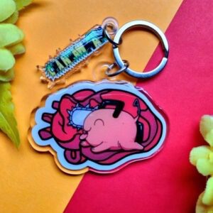 Anime Perspex Keyring - Pochita