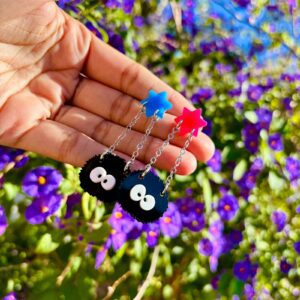 Anime Earrings - Studio Ghibli - Soot Sprites - 04