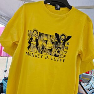 Anime T-shirt – One Piece - Monkey D. Luffy - Yellow