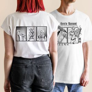 Anime T-shirt - Jujutsu Kaisen - Nanami Kento - White