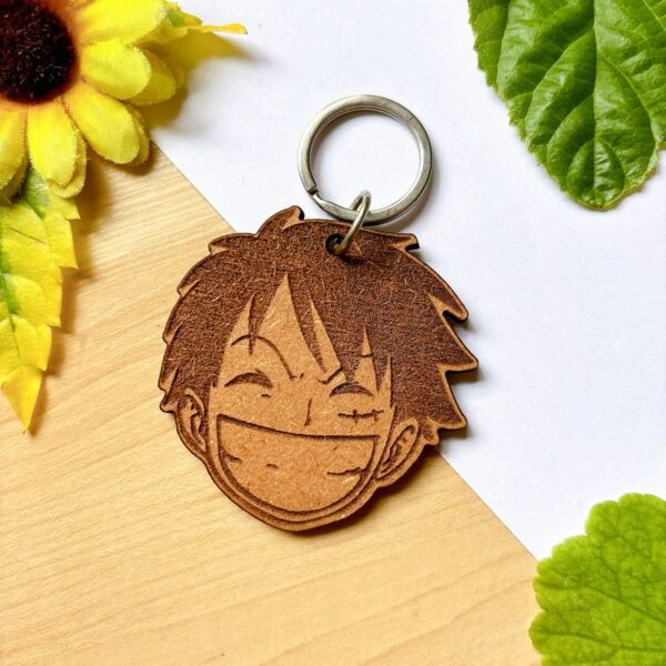 Wooden Keyring - One Piece - Luffy