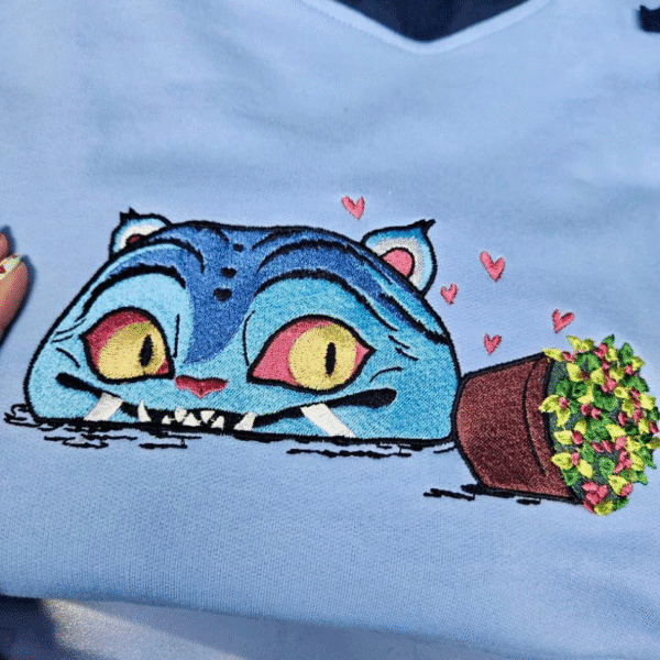 Anime Hoodie - Kpop Demon Hunters - Derpy the Tiger -02