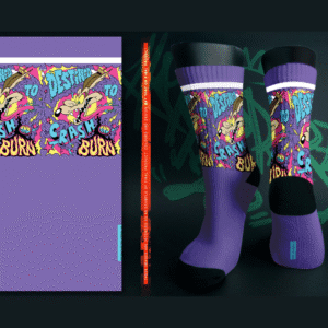Fandom Socks - Looney Tunes - Wile E. Coyote (Purple)