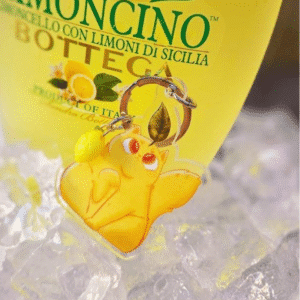 OC Perspex Keyring - Cat Cafe - Lemeowcello