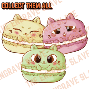 OC Mini Pillow - Cat Cafe - Meowcaron