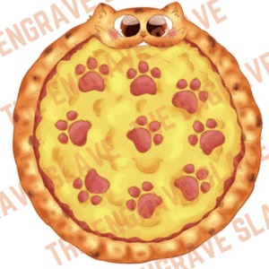 OC Shaped Pillow - Cat Cafe - Pawperoni Pizza