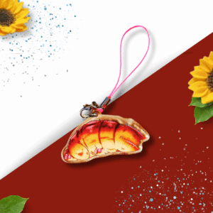 OC Phone Charm - Cat Cafe - Croissant Cat