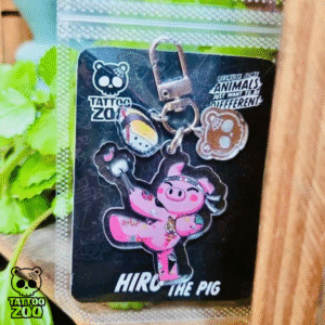 Tattoo Zoo - Hiro the Pig - Keyring (LICENSED) - 01