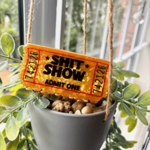 Hair Accessories - Claw Clip - Sh_t Show Ticket