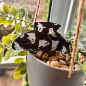 Hair Accessories - Claw Clip - Spooky Ghost