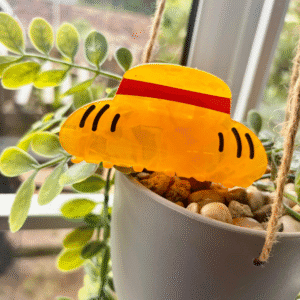 Hair Accessories - Claw Clip - Straw Hat