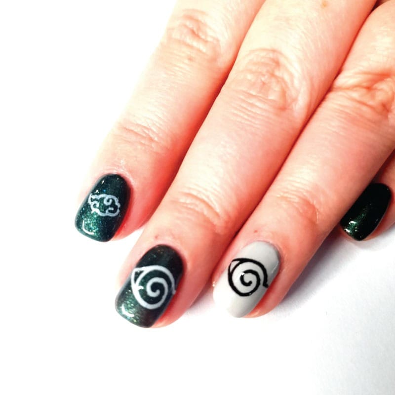 Anime Nail Art Stamp Naruto The Engrave Slave