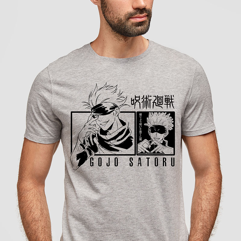 Gojo Satoru Anime Tshirt For Mens – ATOM-demhanvico.com.vn