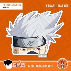 Kakashi Hatake Naruto Peeker Sticker
