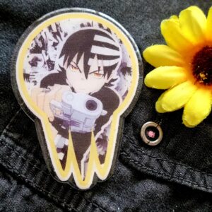 Resin Badge large – Soul Eater – Death the kid