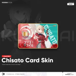 Anime Card Sticker - Lycoris Recoil - Chisato