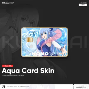 Anime Card Sticker - Konosuba - Aqua