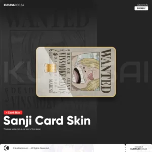 Anime Card Sticker - One Piece - Sanji