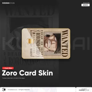 Anime Card Sticker - One Piece - Zoro