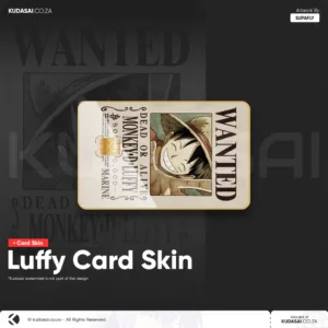 Anime Card Sticker - One Piece - Luffy