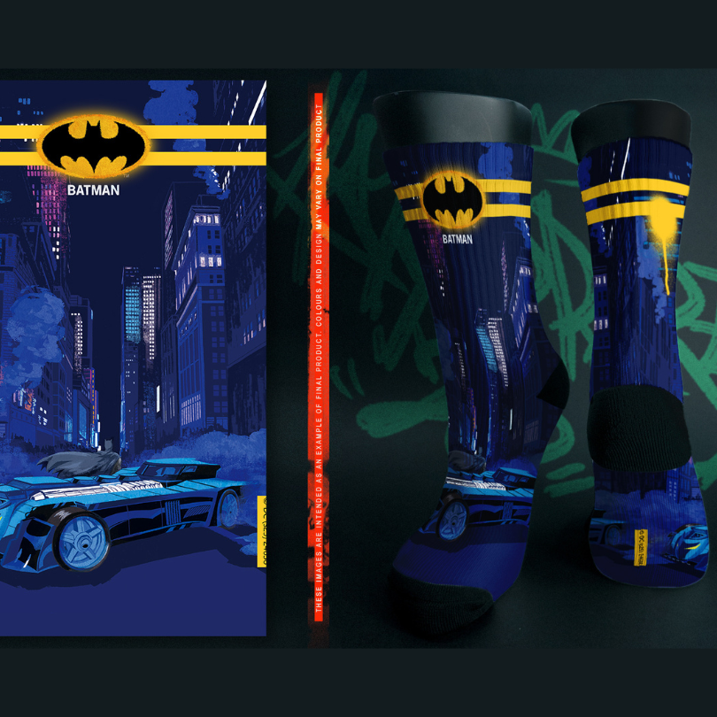 Fandom Socks - DC Entertainment - Batman Gotham Fandom Socks - DC Entertainment - Batman Gotham