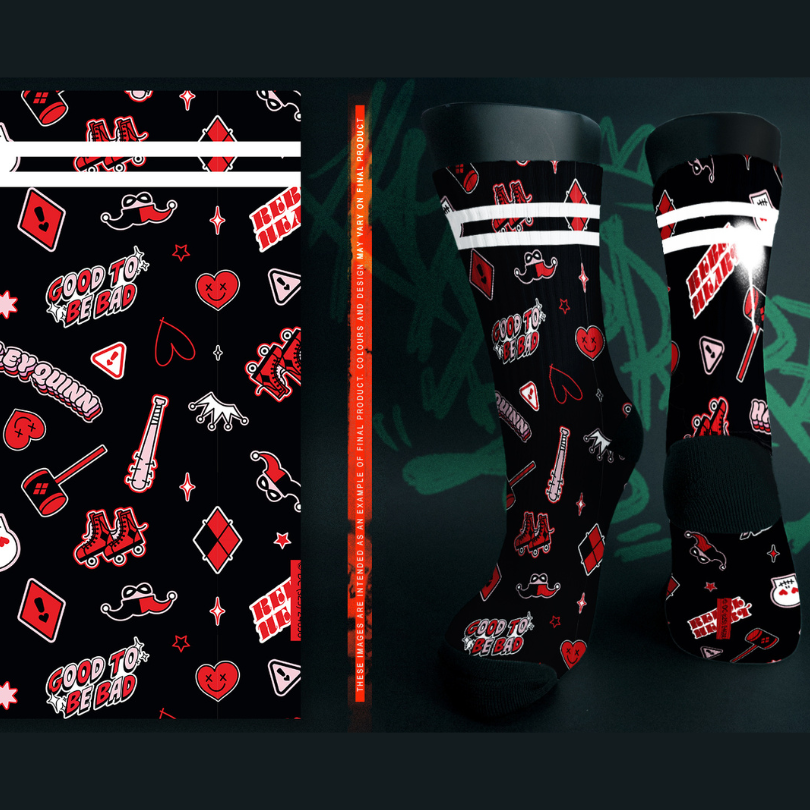 Fandom Socks - DC Entertainment - Harley Quinn Fandom Socks - DC Entertainment - Harley Quinn