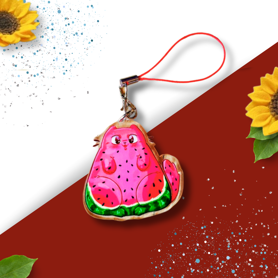 OC Phone Charm - Cat Cafe - Watermeown OC Phone Charm - Cat Cafe - Watermeown