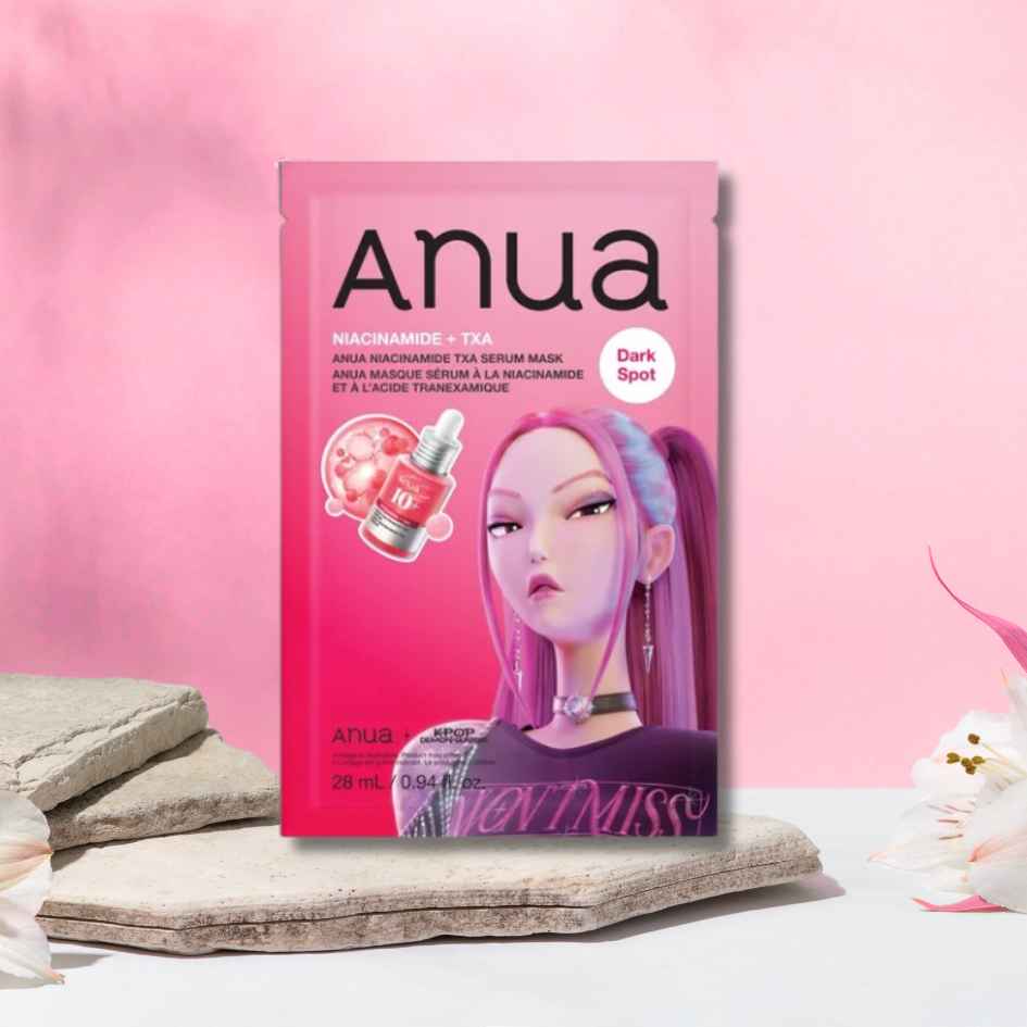 Korean Skincare - ANUA Mira Face Mask _ Dark Spot Care _ KPop Demon Hunters Edition