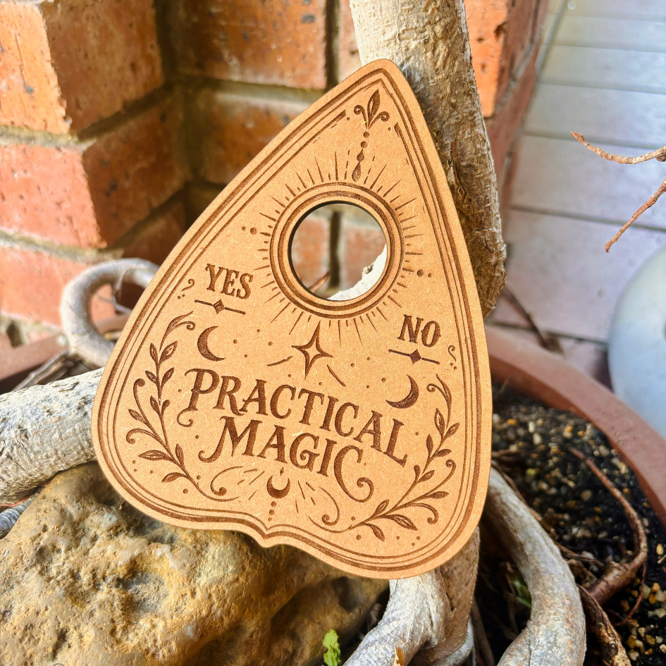 TES Witching Cabinet – Engraved Coaster – Planchette – 02