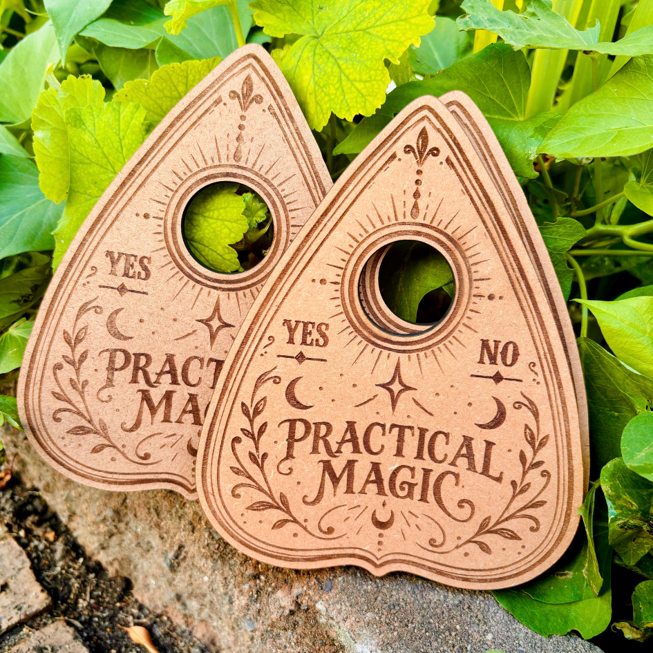 TES Witching Cabinet – Engraved Coaster – Planchette – 03