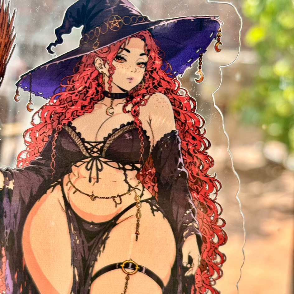 TES Witching Cabinet – Window Ornament – Coven Twins – Pearl Moon – 02